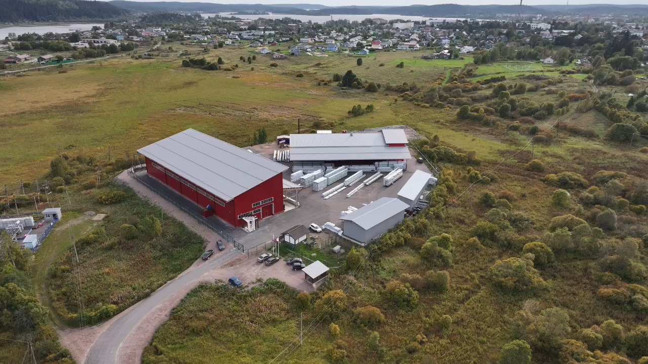 Completed industrial timber site