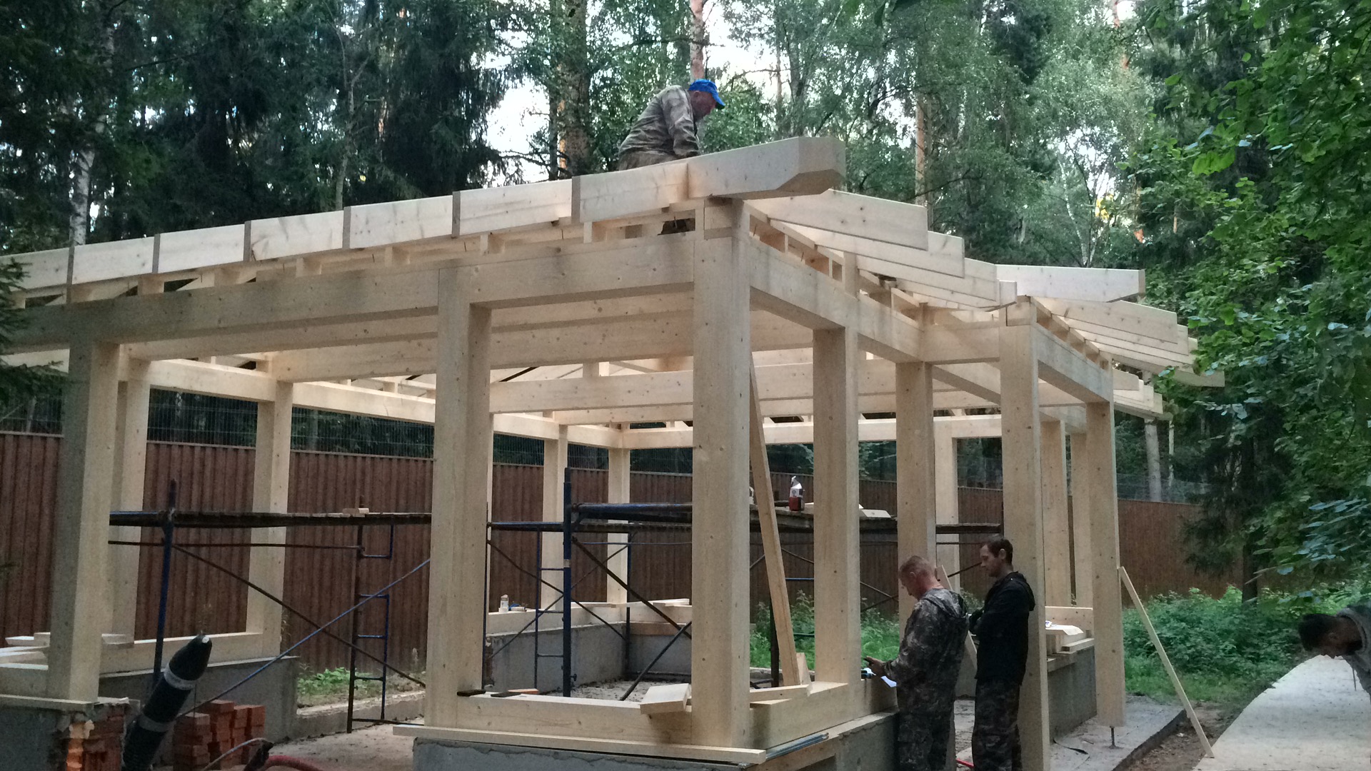 Resort timber structures