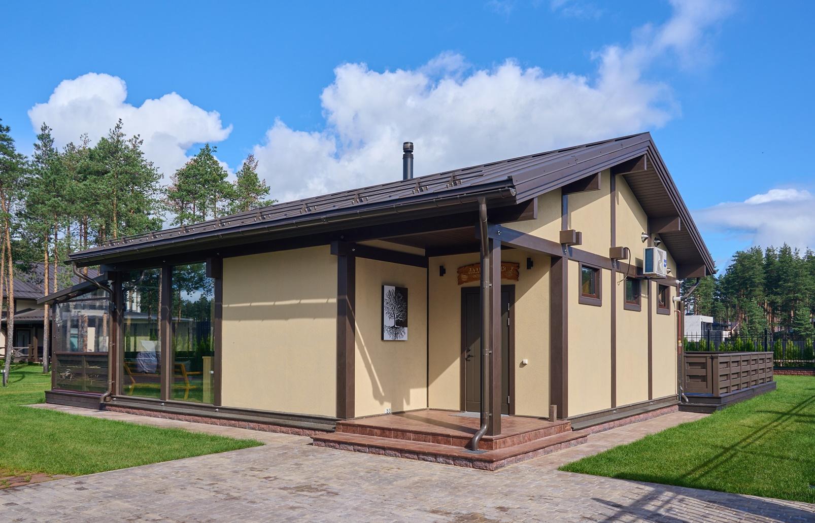 Private timber house