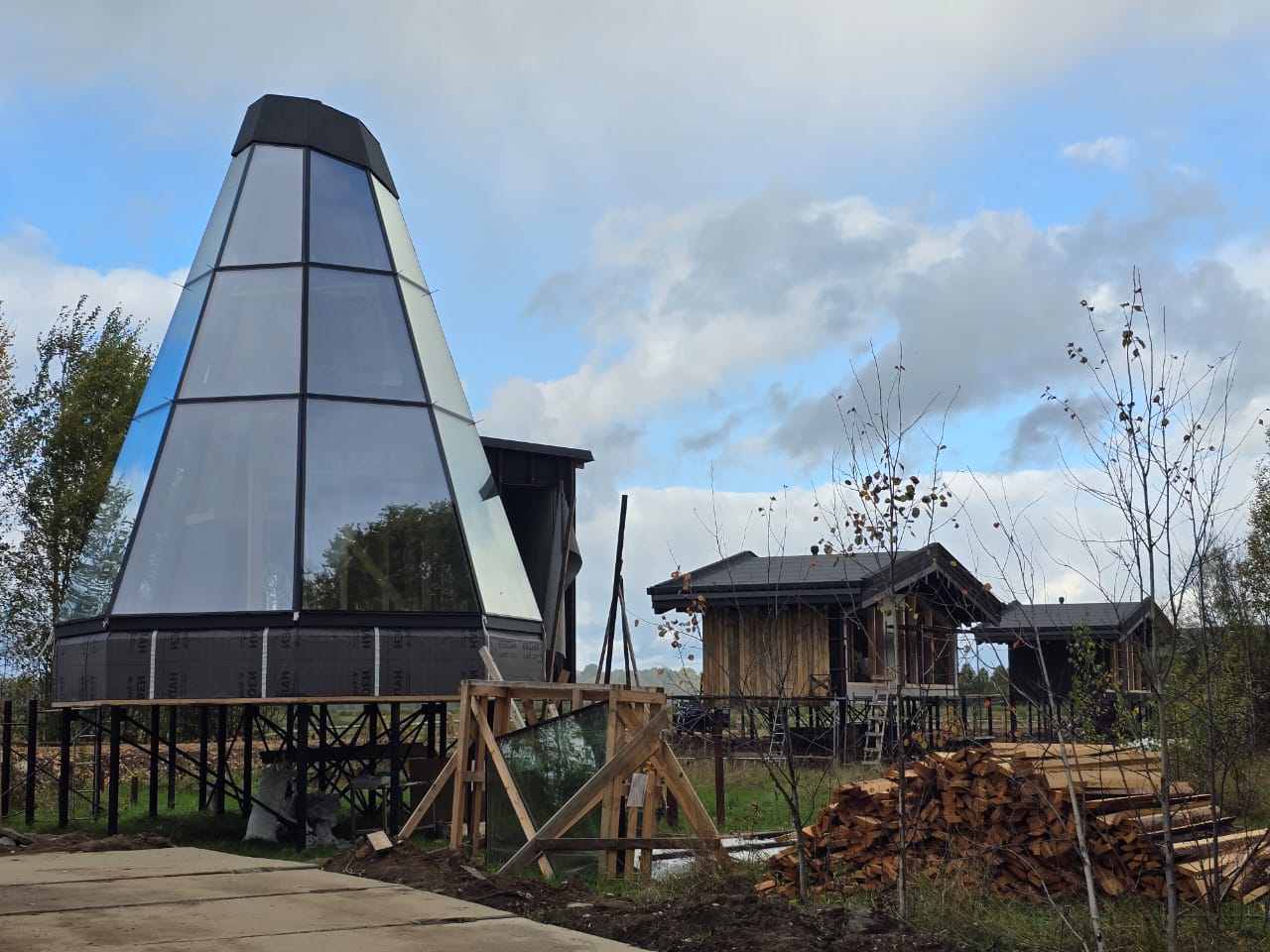 Timber pavilion